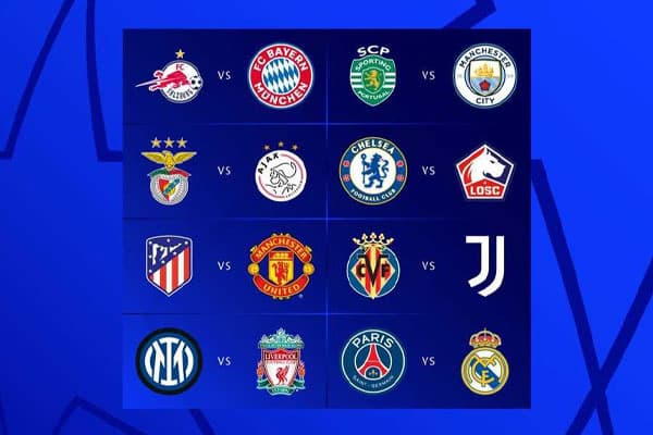 دوري ابطال اوروبا قرعة 16
